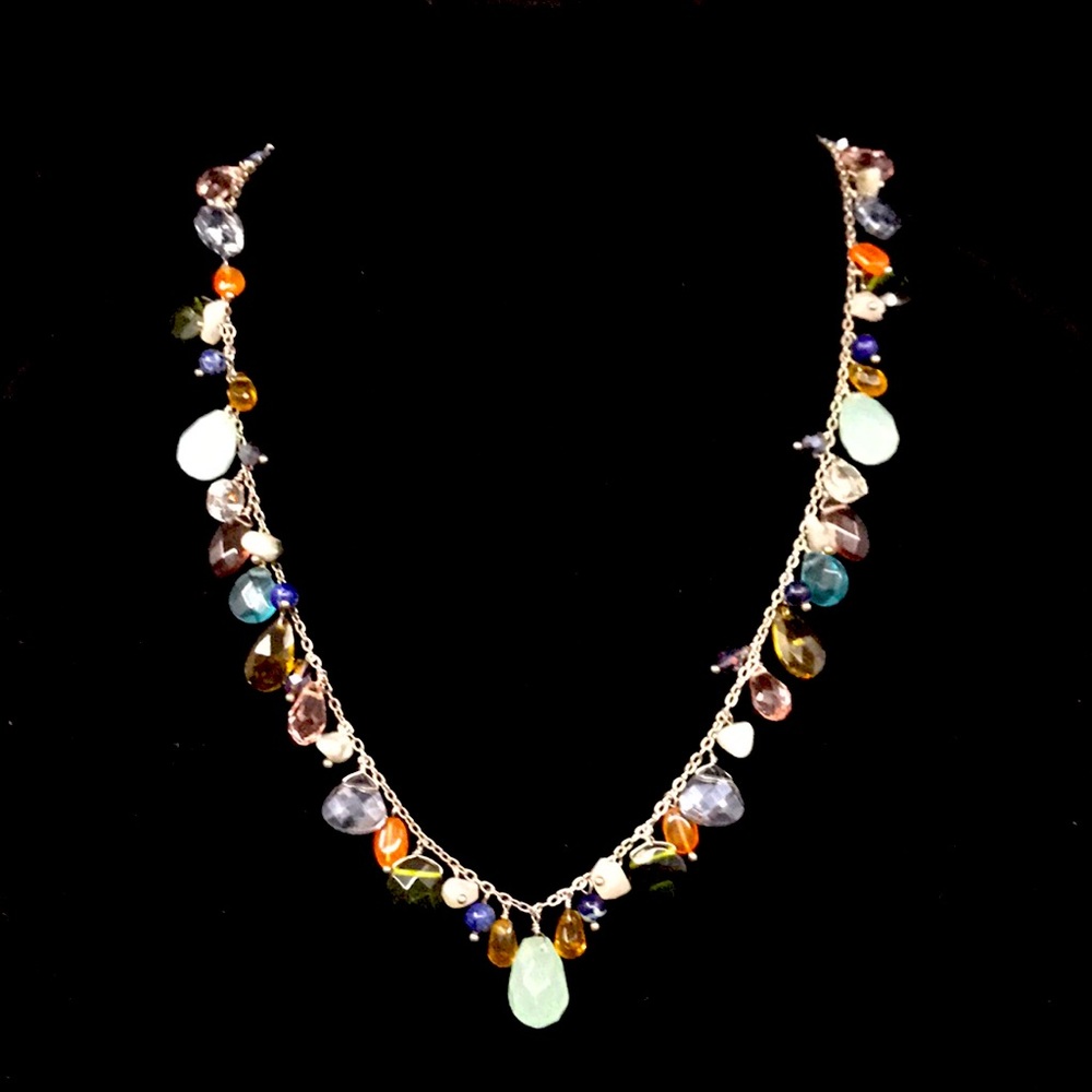 Rainbow Drop Necklace